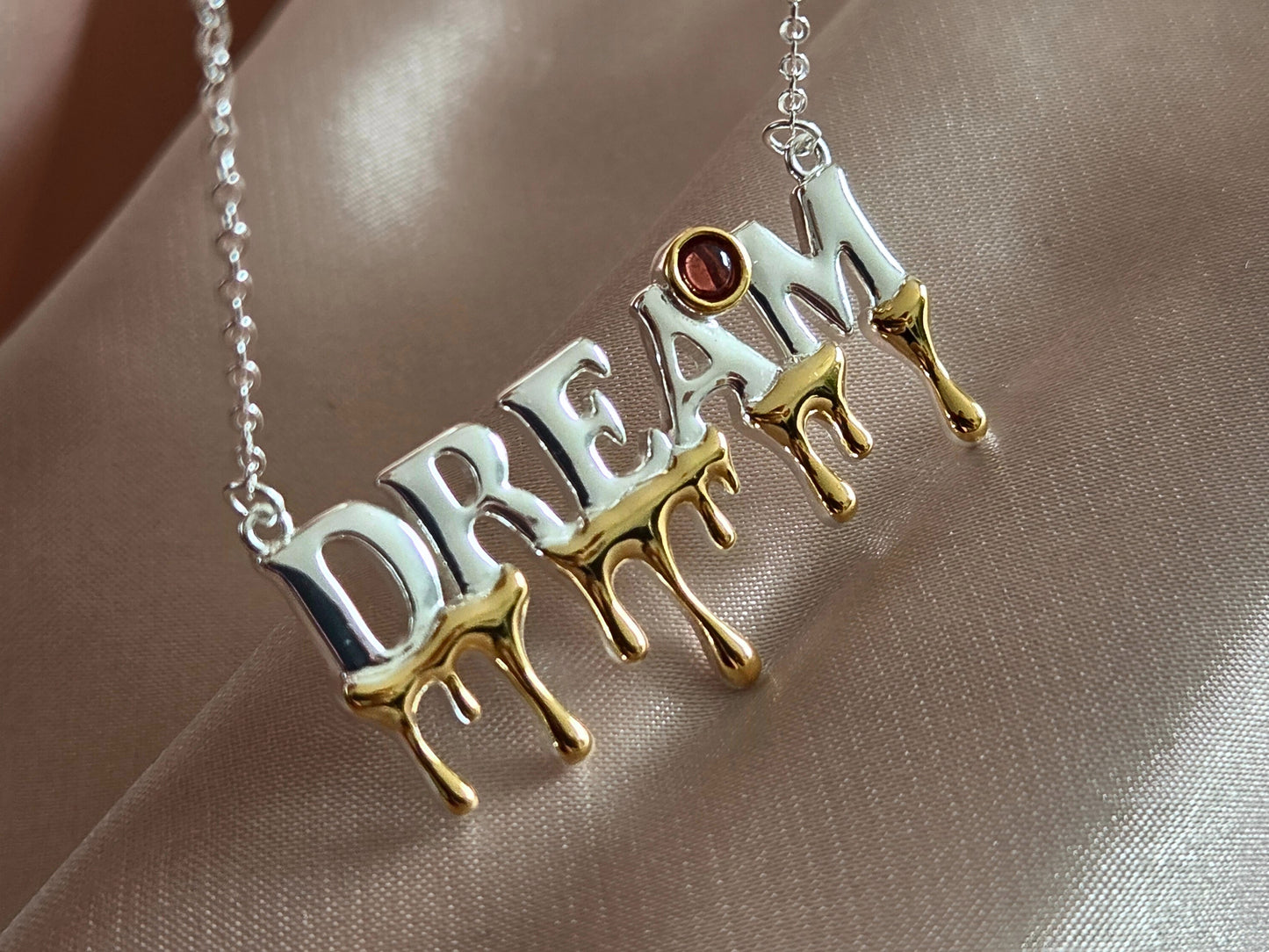 18k Gold and Sterling Silver Dream Necklace