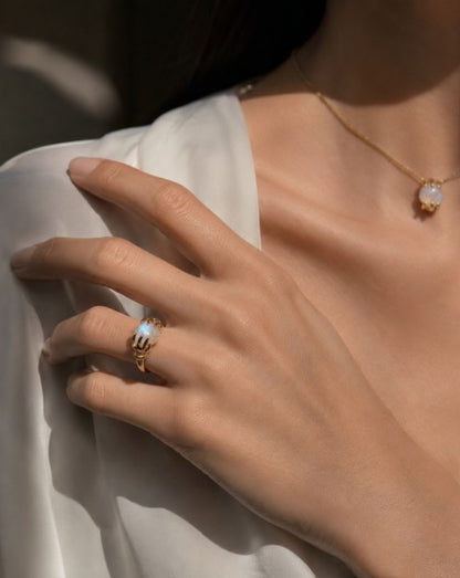 18K Gold Fortuneteller ring