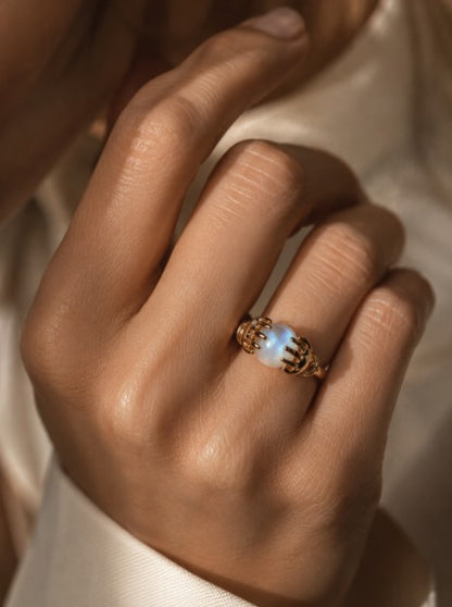 18K Gold Fortuneteller ring